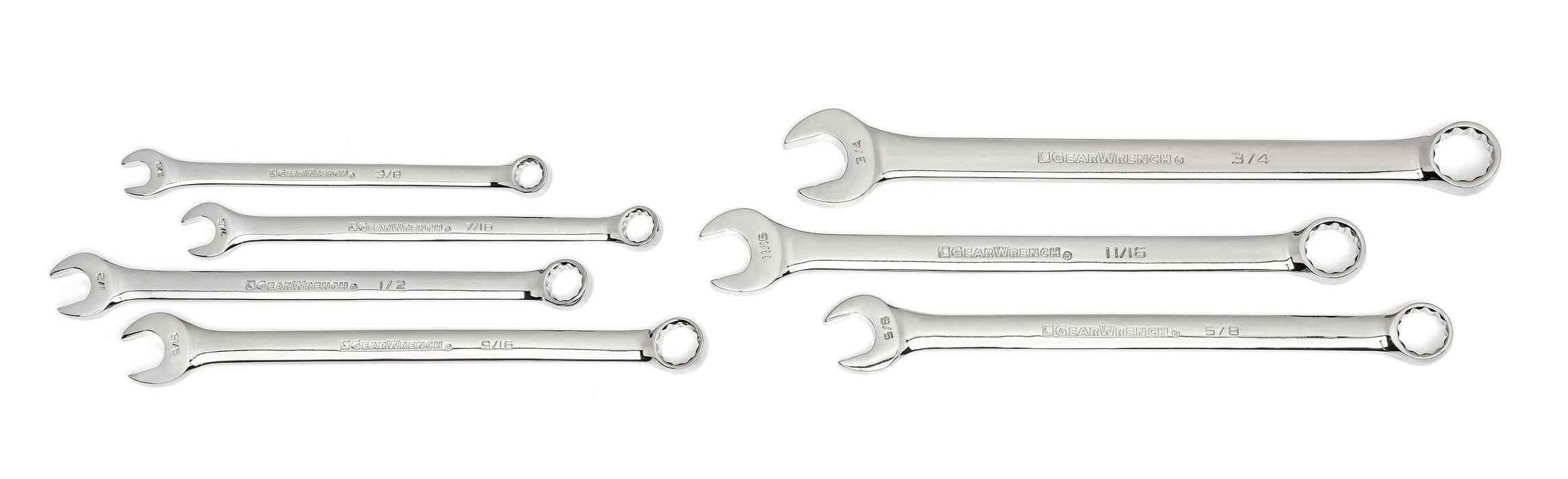 Apex Tool (442) 81933 Gearwrench SET WR COMB XL 7PC FP