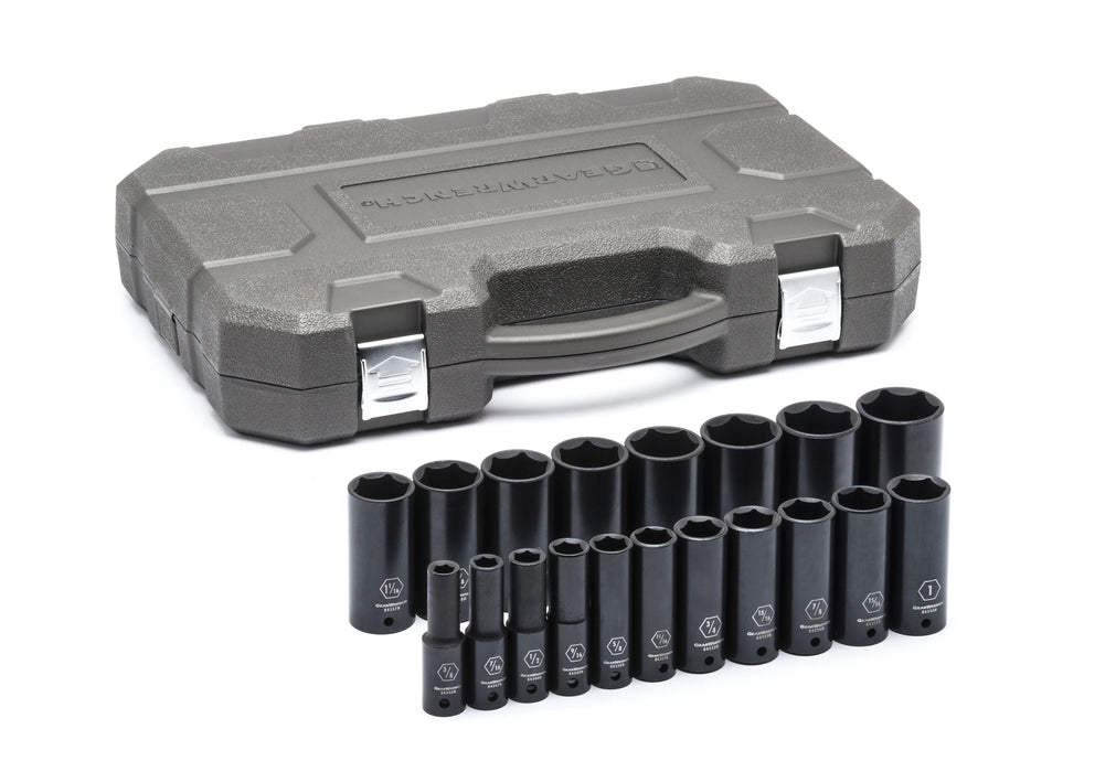 Apex Tool 84934N Gearwrench SET SKT IMP DP SAE 19PC