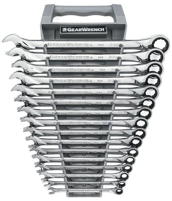 Apex Tool (442) 85099 Gearwrench SET WR RAT XL MET 16PC