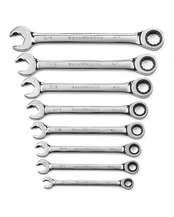 Apex Tool 85599 Gearwrench SET WR RAT OPEN END DUAL