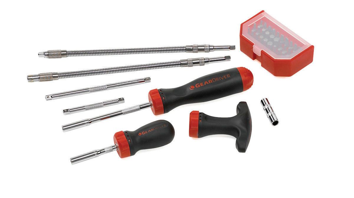 Apex Tool 8940 Gearwrench SET RAT SCRDR 40PC