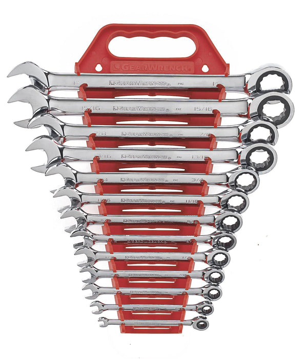 Apex Tool (442) 9312 Gearwrench SET WR RAT COMB SAE 13PC