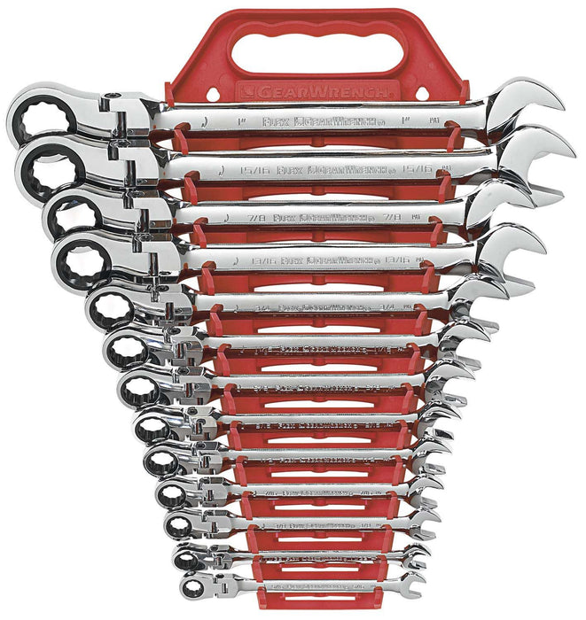 Apex Tool (442) 9702D Gearwrench SET WR RAT COMB FLEX SAE