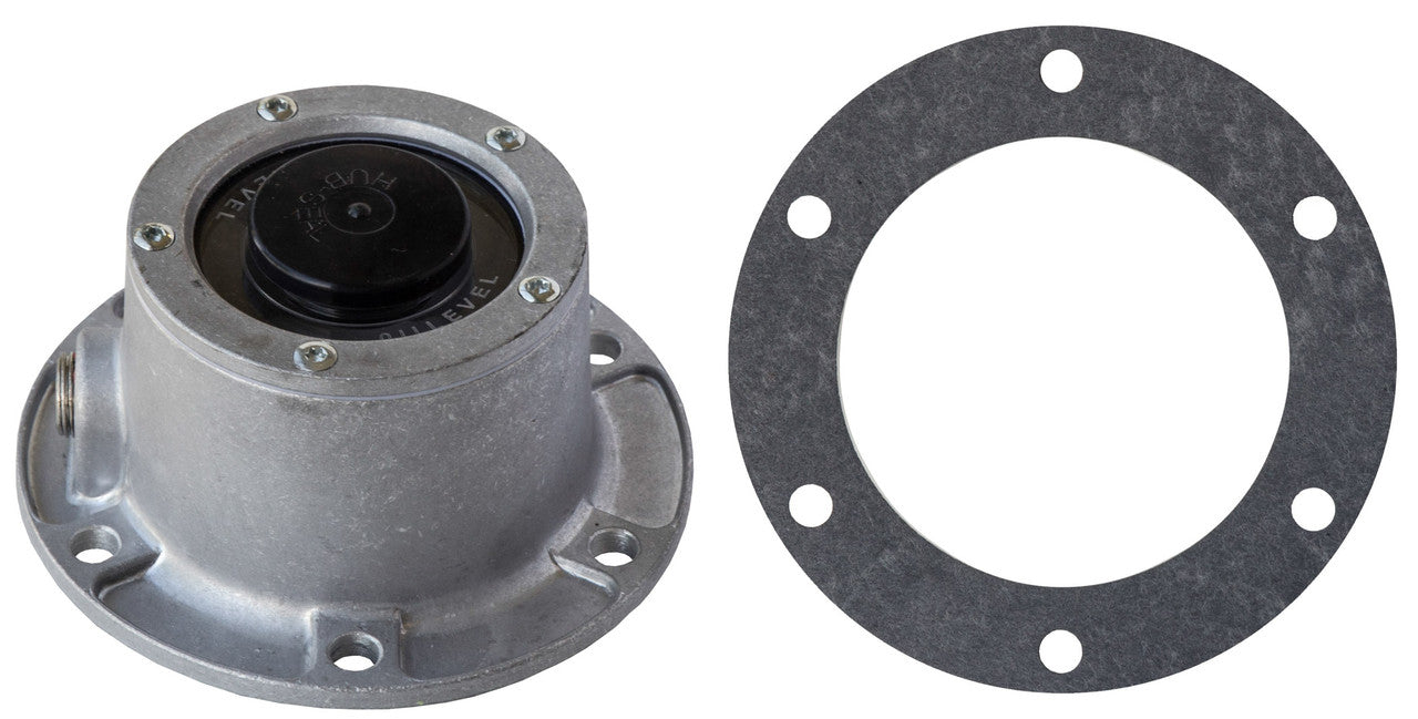 Tectran HC3-4024 6-HOLE HUBCAP-ALUMINUM W/SIDE PLUG(FRONT) - BOLT CIRCLE 4.5"