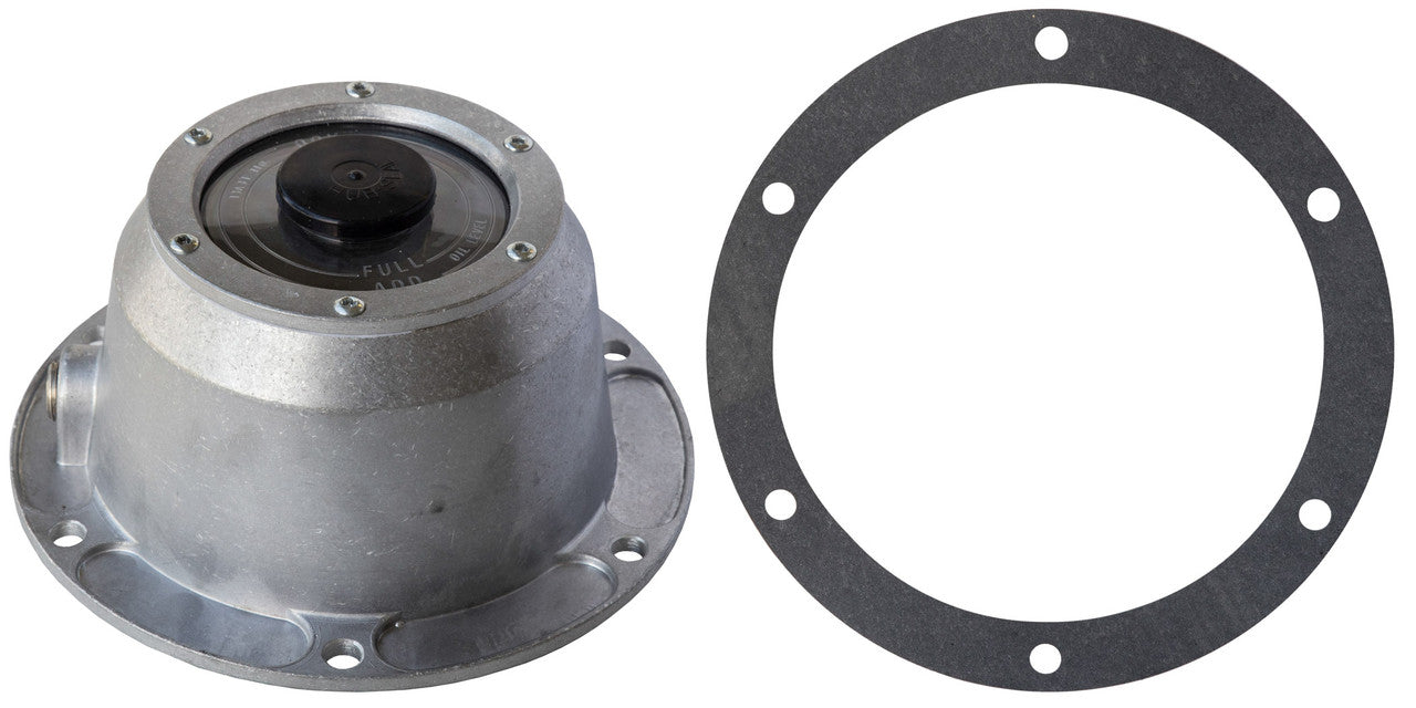 Tectran HC3-4195 6-HOLE HUBCAP-ALUMINUM W/SIDE PLUG(FRONT) - BOLT CIRCLE 6.75"