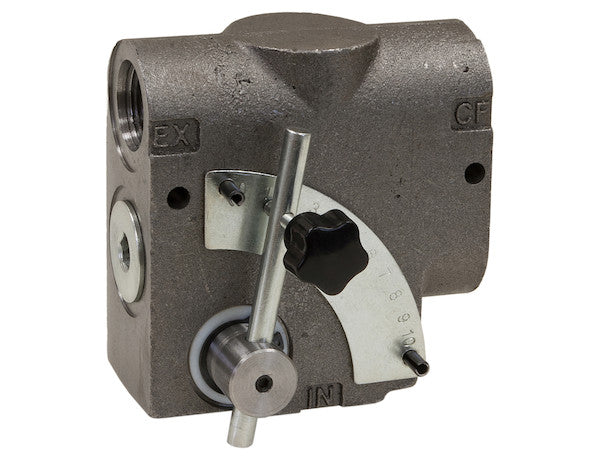 Buyers Products (577) HFDL075 3/4 Inch NPT Side Ported Adjustable Flow Divider Valve