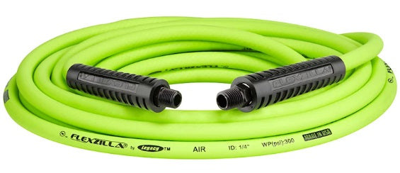 Flexzilla HFZ1425YW2-CA Flexzilla® Air Hose 1/4" x 25 FT, 1/4" MNPT Fittings, Green