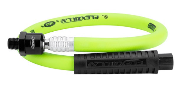 Flexzilla HFZ3802YW2B Flexzilla® Whip Hose with Ball Swivel, 3/8" x 2 FT, Green - ENGLISH ONLY NOT FOR CONSUMER SALE