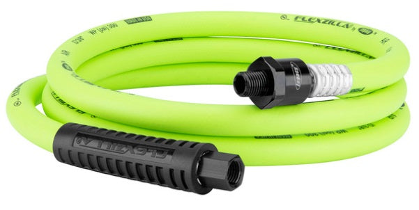 Flexzilla HFZ3806YW2B Flexzilla® Whip Hose with Ball Swivel, 3/8" x 6 FT, Green - ENGLISH ONLY NOT FOR CONSUMER SALE
