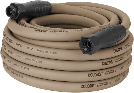 Flexzilla (717) HFZC550BRS Flexzilla® Colors™ SwivelGrip® Garden Hose, 5/8" x 50 FT, 3/4" 11 1/2 GHT Fittings, Brown Mulch - ENGLISH ONLY NOT FOR CONSUMER SALE