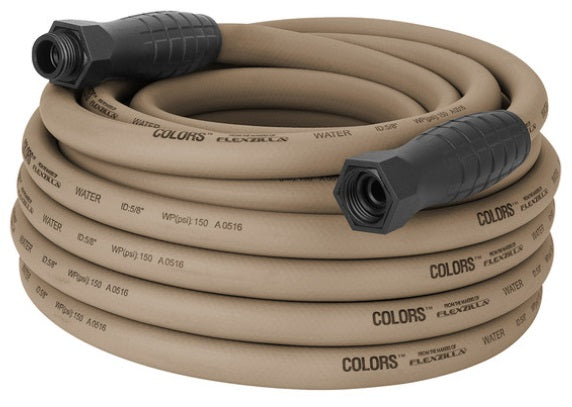 Flexzilla (717) HFZC575BRS-E Flexzilla® Colors SwivelGrip Garden Hose, 5/8" x 75 FT, 3/4" - 11 1/2 GHT Fittings, Brown Mulch - ENGLISH ONLY NOT FOR CONSUMER SALE
