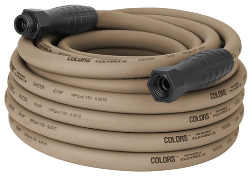 Flexzilla (717) HFZC575BRS-E Flexzilla® Colors SwivelGrip Garden Hose, 5/8" x 75 FT, 3/4" - 11 1/2 GHT Fittings, Brown Mulch - ENGLISH ONLY NOT FOR CONSUMER SALE