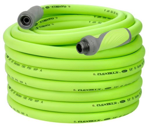 Flexzilla HFZG5100YWS-CA Flexzilla® SwivelGrip Garden Hose, 5/8" x 100 FT, 3/4" - 11 1/2 GHT Fittings, ZillaGreen