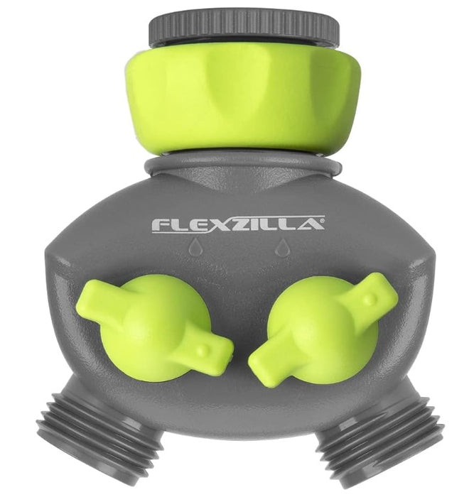 Flexzilla HFZGA60 Flexzilla® 2-Way Hose Splitter, ZillaGreen/Gray - ENGLISH ONLY NOT FOR CONSUMER SALE