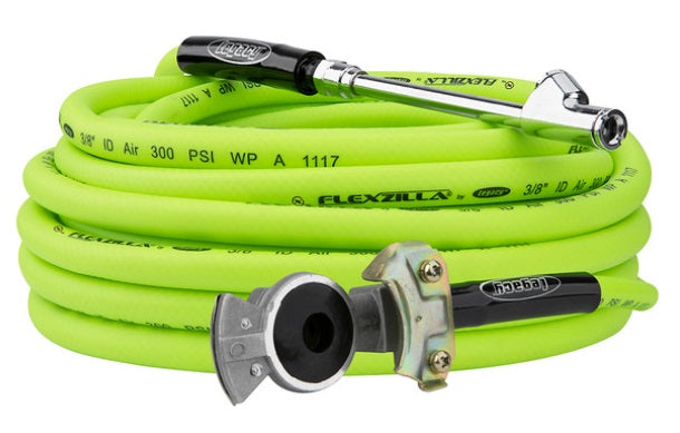 Flexzilla (717) HGH2-FZ Flexzilla® Truck Tire Inflator Kit with 3/8" x 50 FT Hose, ZillaGreen - ENGLISH ONLY NOT FOR CONSUMER SALE