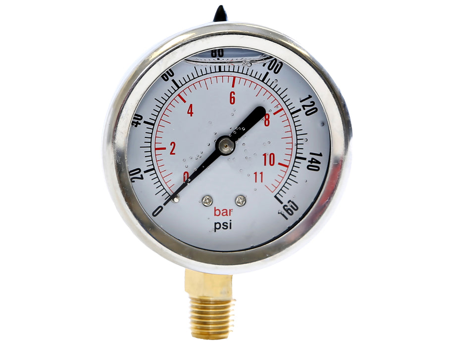 Buyers Products (577) HPGS5 Silicone Filled Pressure Gauge - Stem Mount 0-5,000 PSI