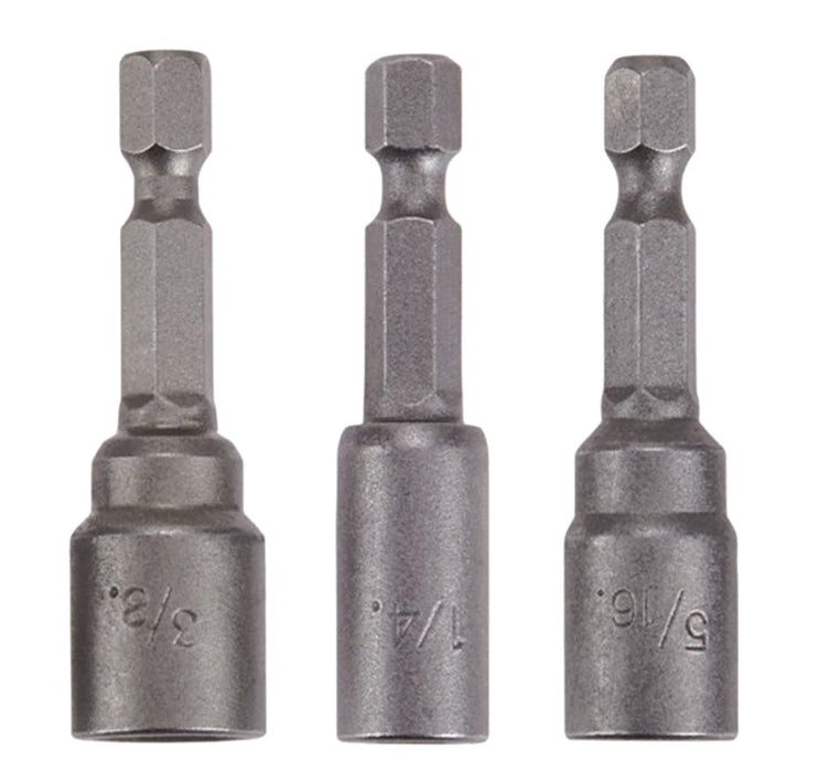 Irwin (928) IWAF242-3 1-7/8IN MAGNETIC NUT DR SET - 3 PACK