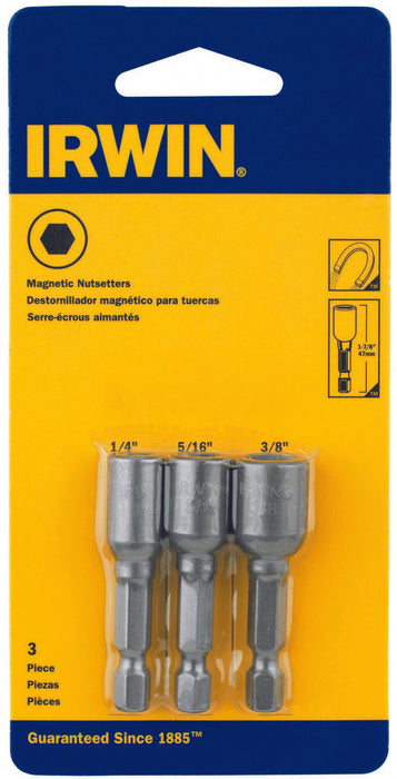 Irwin IWAF243-4 2-9/16IN MAG NUT DRIVER SET-3 PACK