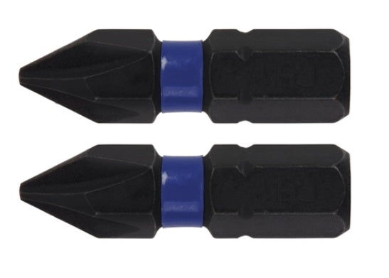 Irwin IWAF31PH12 IMPACT 1IN PHILLIPS No.1 - 2 PACK