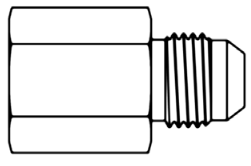 Continental Hydraulic JCF10-JCMRE08 ADAPTER STEEL