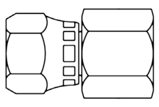 Continental Hydraulic (510) JCFX04-NPF04 ADAPTER STEEL