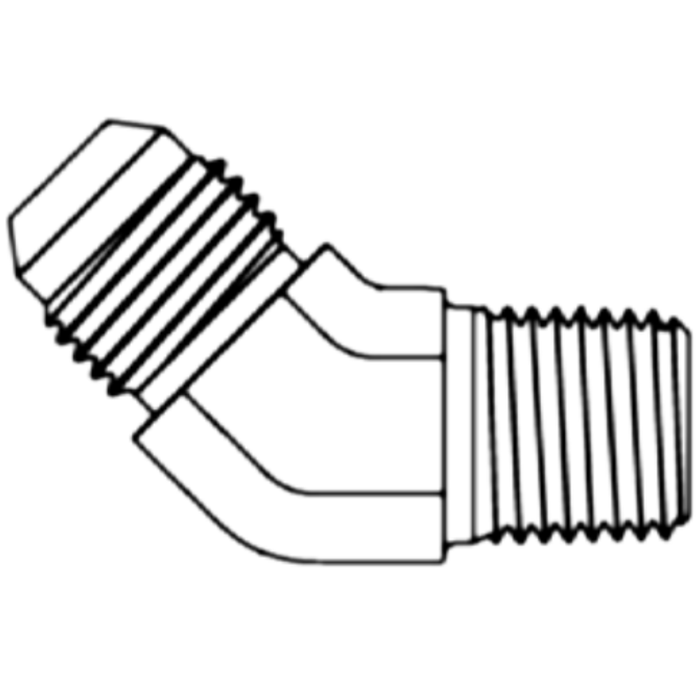 Continental Hydraulic (510) JCM06-NPM08-45 ADAPTER STEEL