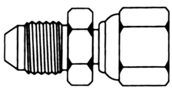 Continental Hydraulic JCM08-JCFX08 ADAPTER STEEL