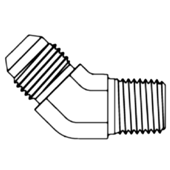 Continental Hydraulic JCM08-NPM08-45 ADAPTER STEEL