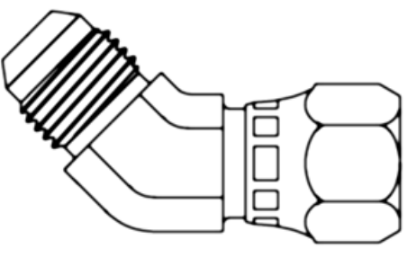 Continental Hydraulic JCM16-JCFX16-45 ADAPTER STEEL