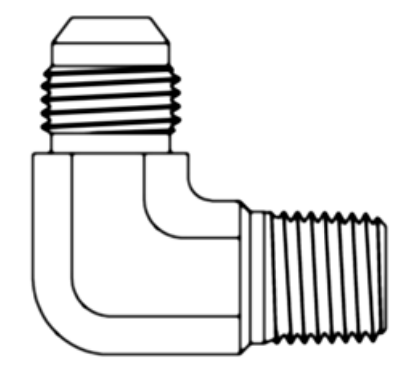 Continental Hydraulic (510) JCM16-NPM12-90 ADAPTER STEEL