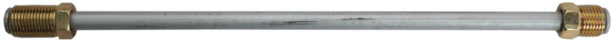 FMSI (450) K651 3/8" O.D. Invert Flare Silver Zinc Hydraulic Line With 5/8" - 18 Tube Nuts (51")