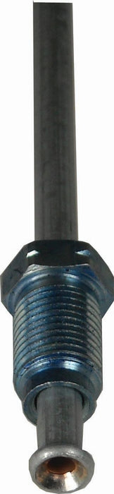 FMSI (450) KGM8 3/16" O.D. Invert Flare Silver Zinc Hydraulic Line With 10mm x 1.0 Tube Nuts (8")