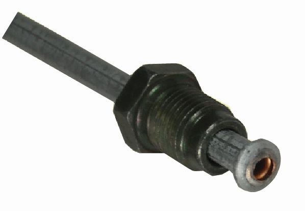 FMSI KMB72 3/16" O.D. Bubble Flare Silver Zinc Hydraulic Line With 10mm x 1.0 Tube Nuts (72")