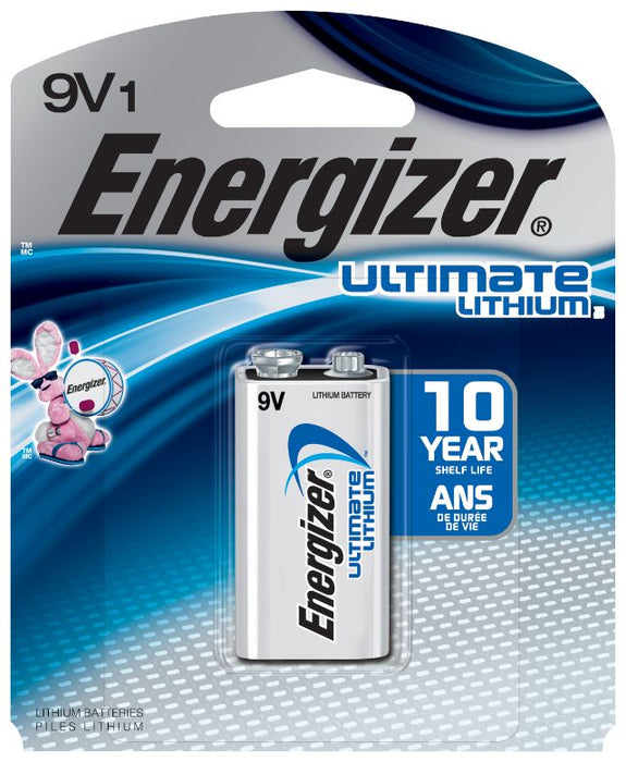 Energizer L522BP Energizer Ultimate Lithium 9V Batteries, 1 Pack