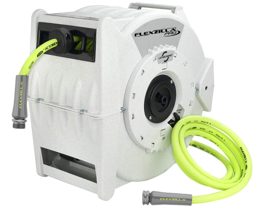 Flexzilla (717) L8340FZ Flexzilla® Retractable Water Hose Reel, 1/2" x 70 FT - ENGLISH ONLY NOT FOR CONSUMER SALE