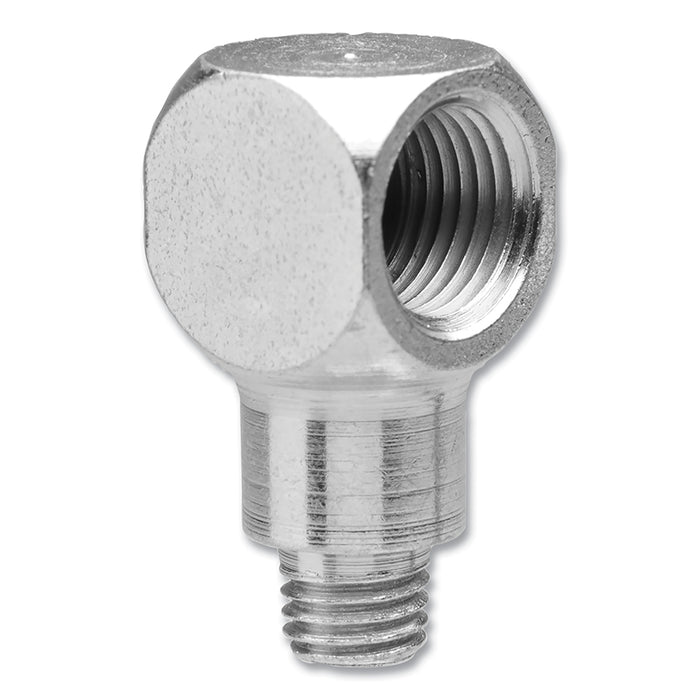 Stewart Warner (805) LAGN-51943 ADAPTER 90 1/4-28 TPR THD(M) X 1/8 PTF(F)