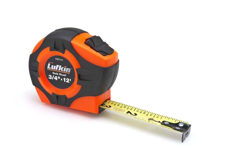 Apex Tool (442) PQR1425N Lufkin TAPE, 1"X25', QUICKREAD, HI-VIZ ORANGE.