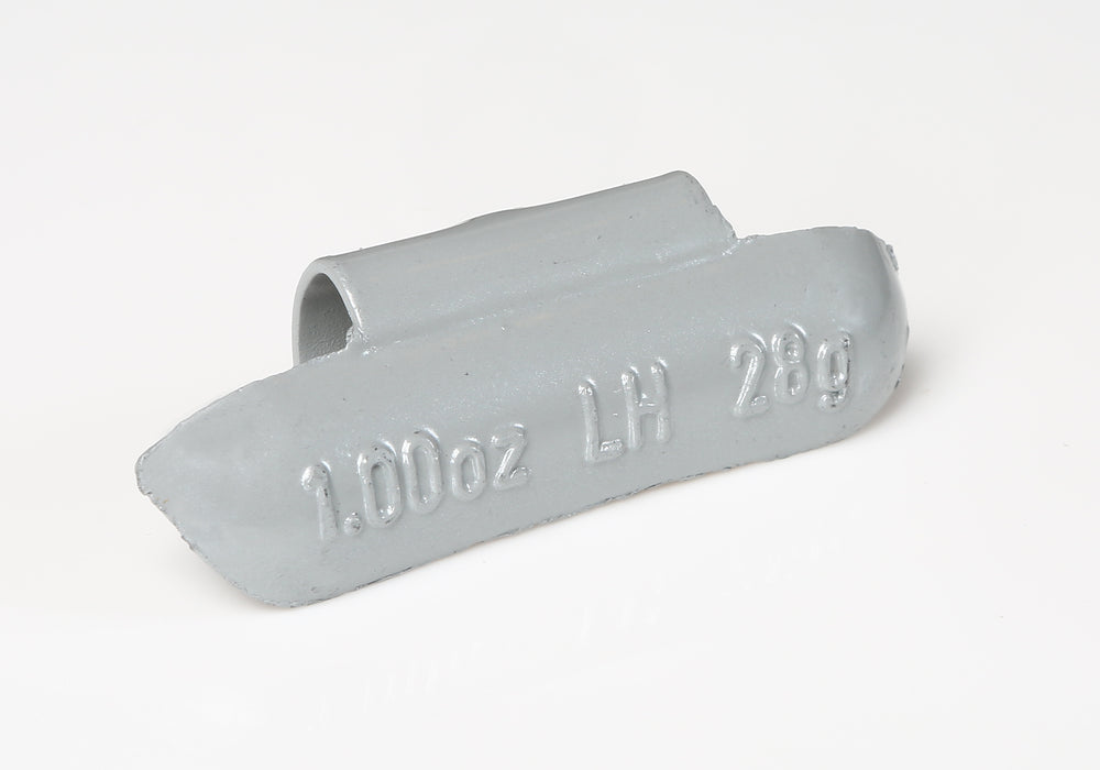 Plombco (750) LHS-0.50 0.50 oz LH style coated lead clip-on weight, Box of 25