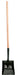 Garant 80423 Square point shovel, long wood handle