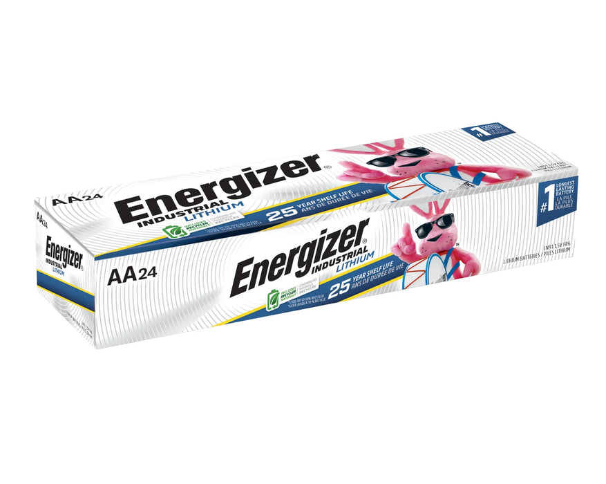 Energizer (831) LN91 Industrial Lithium Aa Batteries, Double A Industrial Lithium Batteries