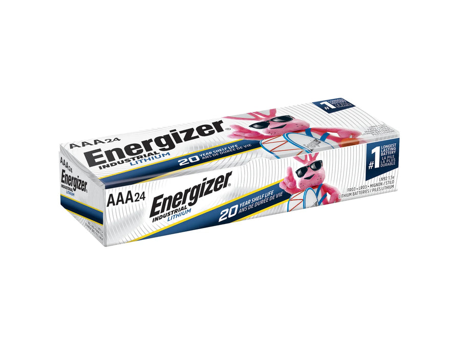 Energizer (831) LN92 24Pk Industrial Lithium Aaa Batteries, Triple A Industrial Lithium Batteries