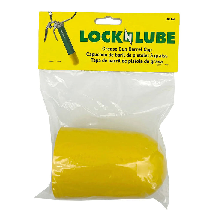 LockNLube (922) LNL161 Grease Gun Barrel Cap (yellow)