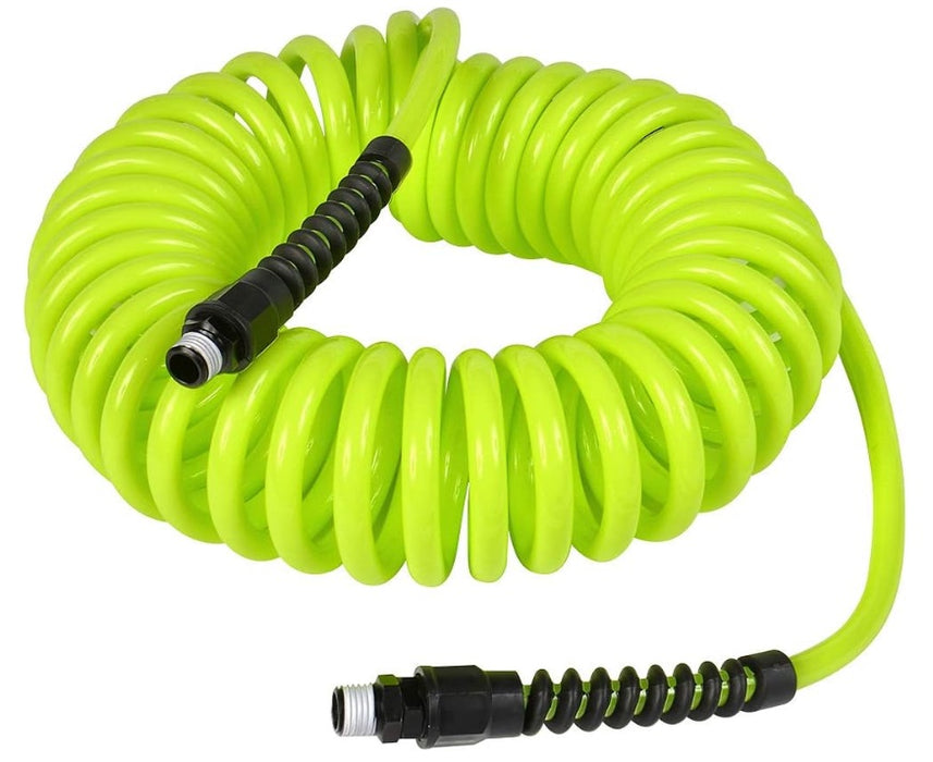 Flexzilla LP1425AFZ Flexzilla® 1/4" x 25 FT Polyurethane Recoil Hose, 1/4IN MNPT Fittings - ENGLISH ONLY NOT FOR CONSUMER SALE