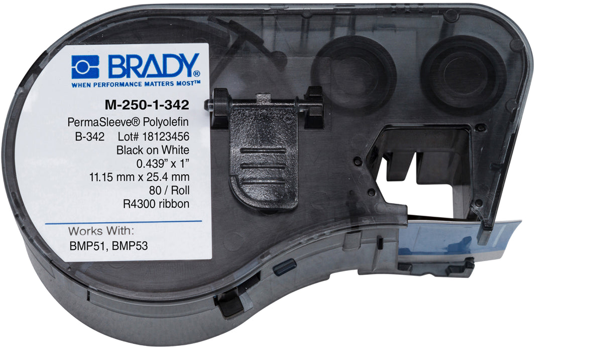 Brady M-250-1-342 B342 1.015Inx.439In 80 Rl