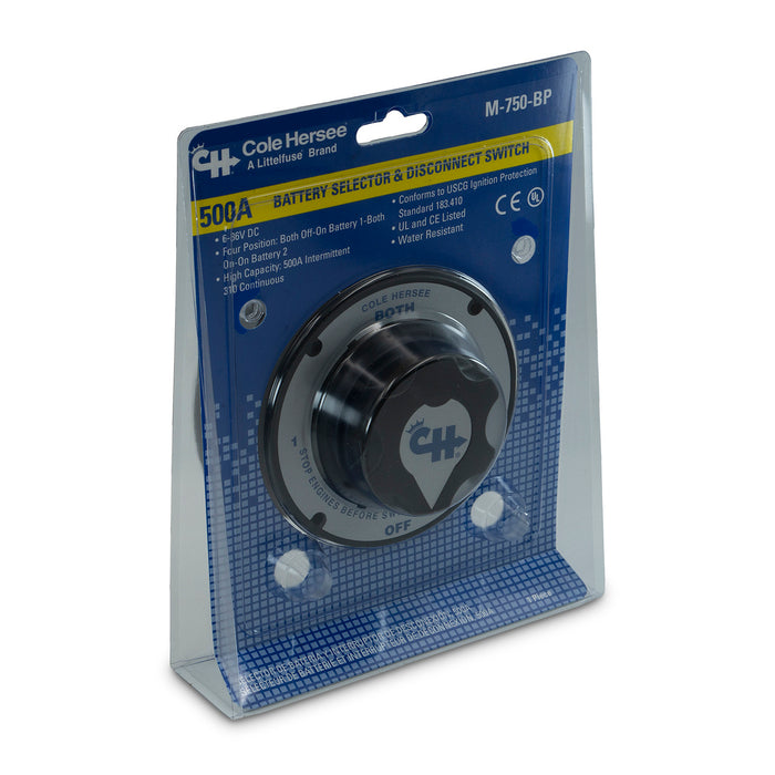 Cole Hersee (163) M-750-BP DUAL BATTERY SELECTOR & MASTER DISCONNECT SWITCH