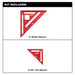 Milwaukee (366) MLSQ070P Milwaukee Tool 7-inch Rafter Square and 4-1/2-inch Trim Square Set