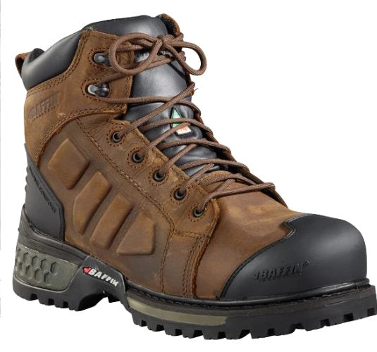 Baffin (202) MNSTMP02BR1AAA009 MONSTER 6" (STP) Brown Work Boot Size 9