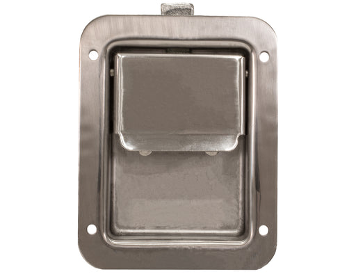 Buyers Products (577) N3885 Stainless Steel Single Point Non-Locking Paddle Latch - Thru-Hole Mount