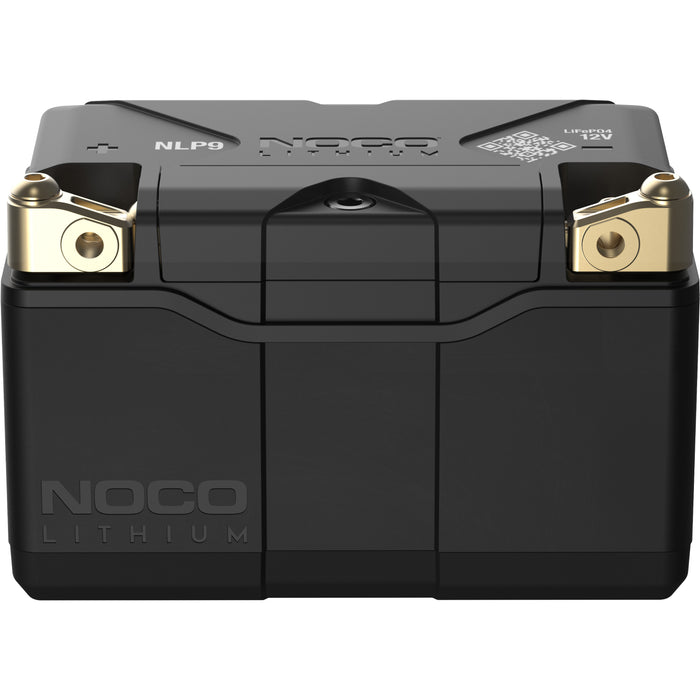 Noco (616) NLP9 NOCO 400A Lithium Powersport Battery. Compatible with most powersport brands, including Aprilla, BMW, Buell, Ducati, Harley-Davidson, Indian, Triumph, KTM, Argo, Can-Am, Honda, Husqvarna, Kawaski, Suzuki, Arctic Cat, BRP, Waverunner,
