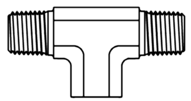 Continental Hydraulic (510) NPM04-NPM04-NPF04 ADAPTER STEEL